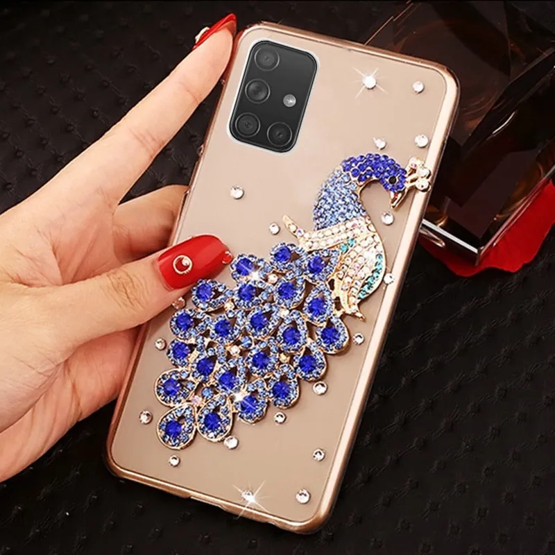 Bling силиконовый чехол для Samsung Galaxy S8 S9 S10 S20 ультра плюс Lite S10E 5G Примечание 20 10 Plus Note 4