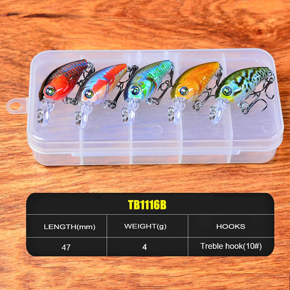 2020 Hot 1 Box Fishing Lure Wobblers Set Swimbait Artificial Bait for Fish Hooks with N66 | Спорт и развлечения