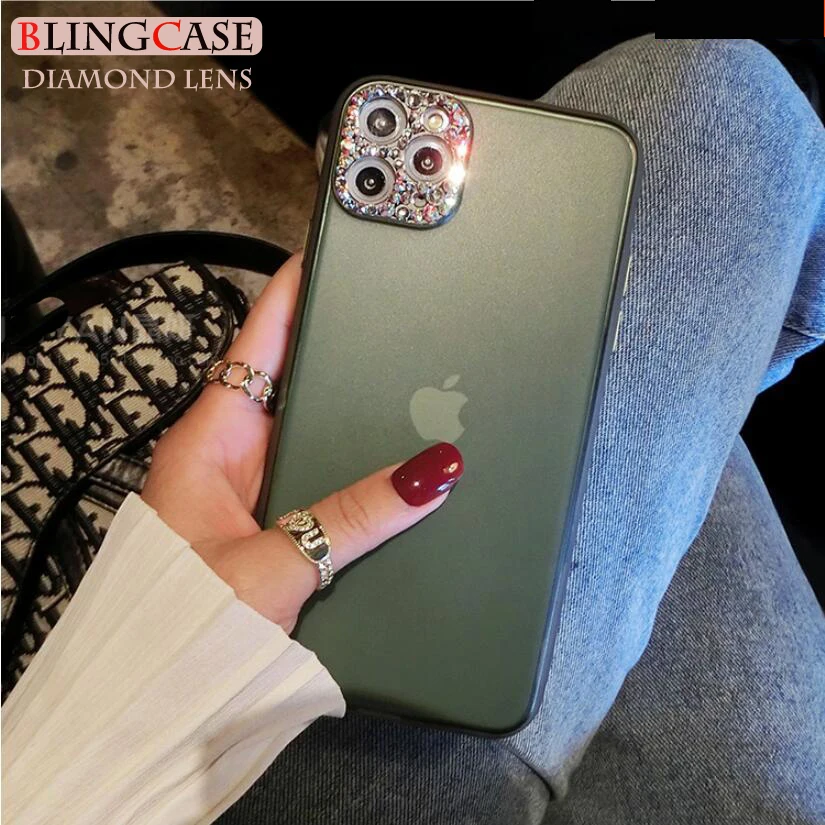 Красивый чехол со стразами для телефона iPhone 11 Pro Max чехлы с алмазной крышкой