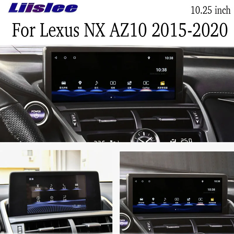 Car Multimedia Player CarPlay 360 Camera 10.25 Inch Screen For Lexus NX AZ10 300h 200t 2015-2020 Car Radio NAVI GPS Navigation