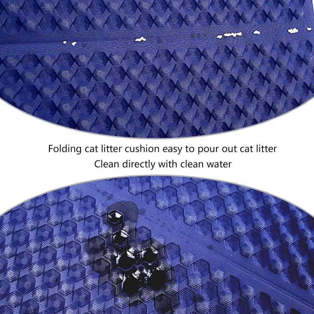 Складной коврик для кошачьих туалетов EVA подушка кошек кошачий Туалет набор BPA Free