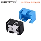Блок нагревателя BIGTREETECH E3D V6, алюминиевый с силиконовым чехлом V6 для термистора V6 Hotend PT100, запчасти для 3D-принтера J-head 1,753,0 мм