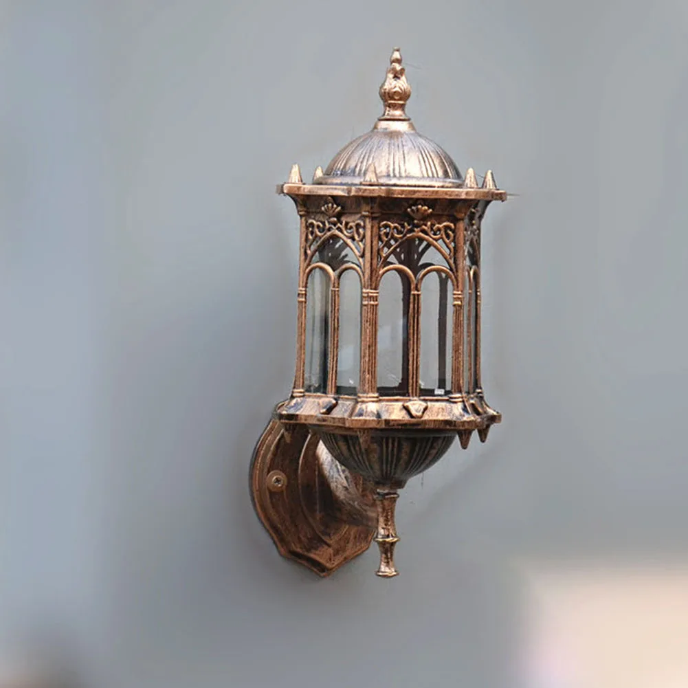 E27 забор стеклянный абажур винтажный Открытый водонепроницаемый патио домашний