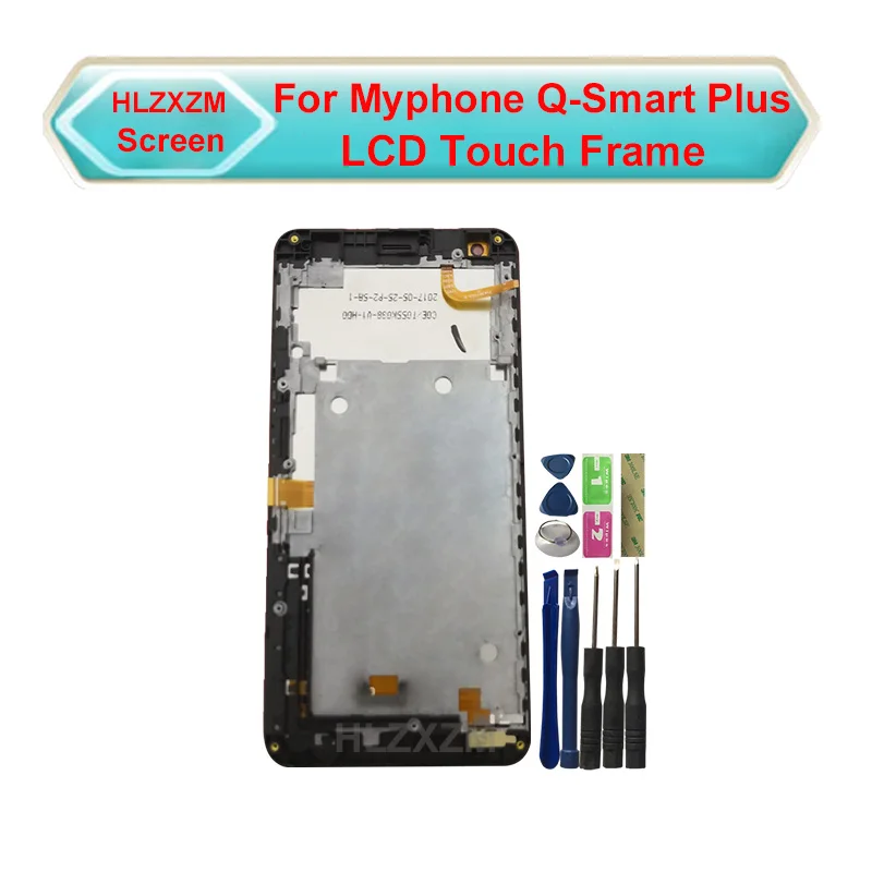 

Для Myphone Q-Smart Plus ЖК-дисплей с сенсорным экраном с рамкой дигитайзер в сборе Замена