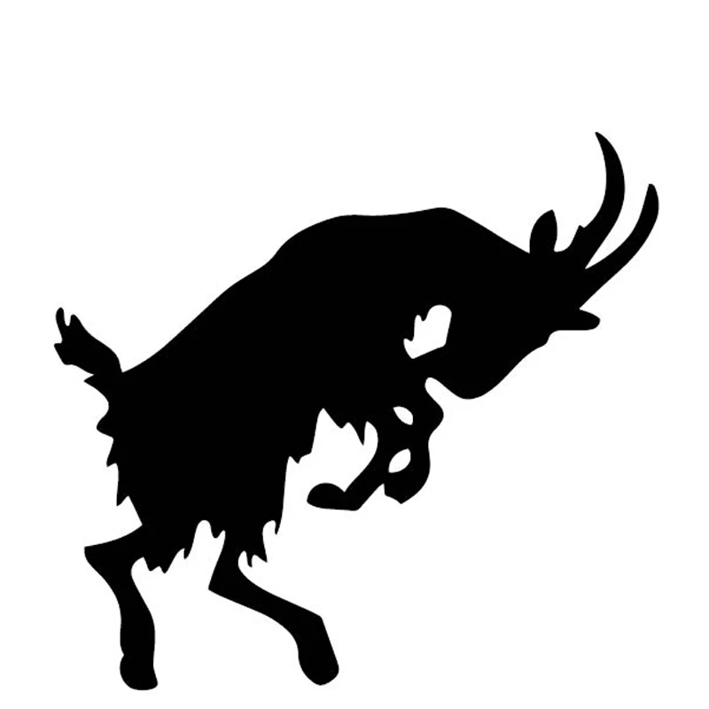 Автомобильная наклейка с козой декоративный узор дверная из ПВХ фитинги