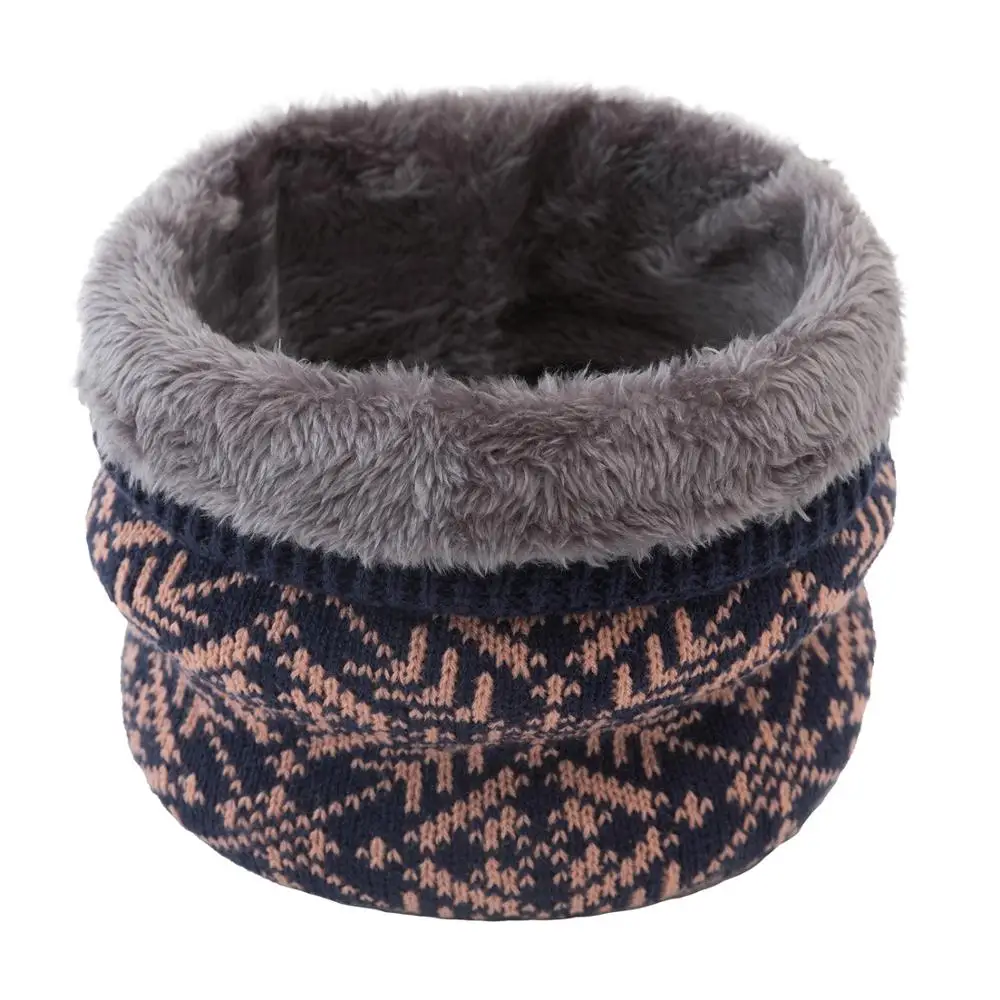 Зимние Сапоги унисекс для мужчин и женщин теплые трикотажные шарфы детей плотные