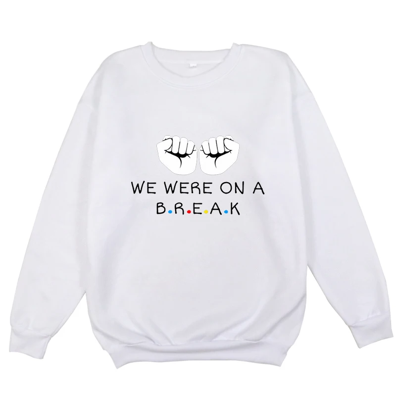 Sweater 1 Друзья ТВ-шоу с принтом О-образным вырезом Джемперы осенние с длинным рукавом О-образным вырезом толстовки для мужчин/женщин унисекс хип-хоп круглая Спортивная толстовка с воротником-стойкой - Цвет: Sweater 1