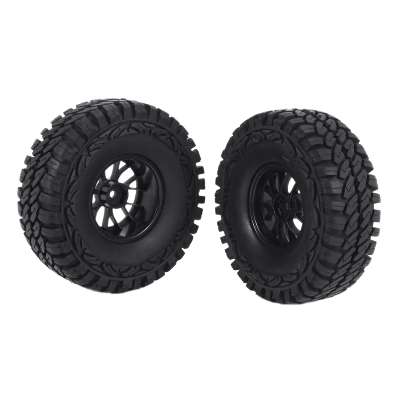 

4Pcs 1.9 Inch Wheel Rim & Tire Set for 1/10 RC Crawler Axial SCX10 90046 AXI03007 D90 Traxxas TRX4 Redcat RC Car Parts