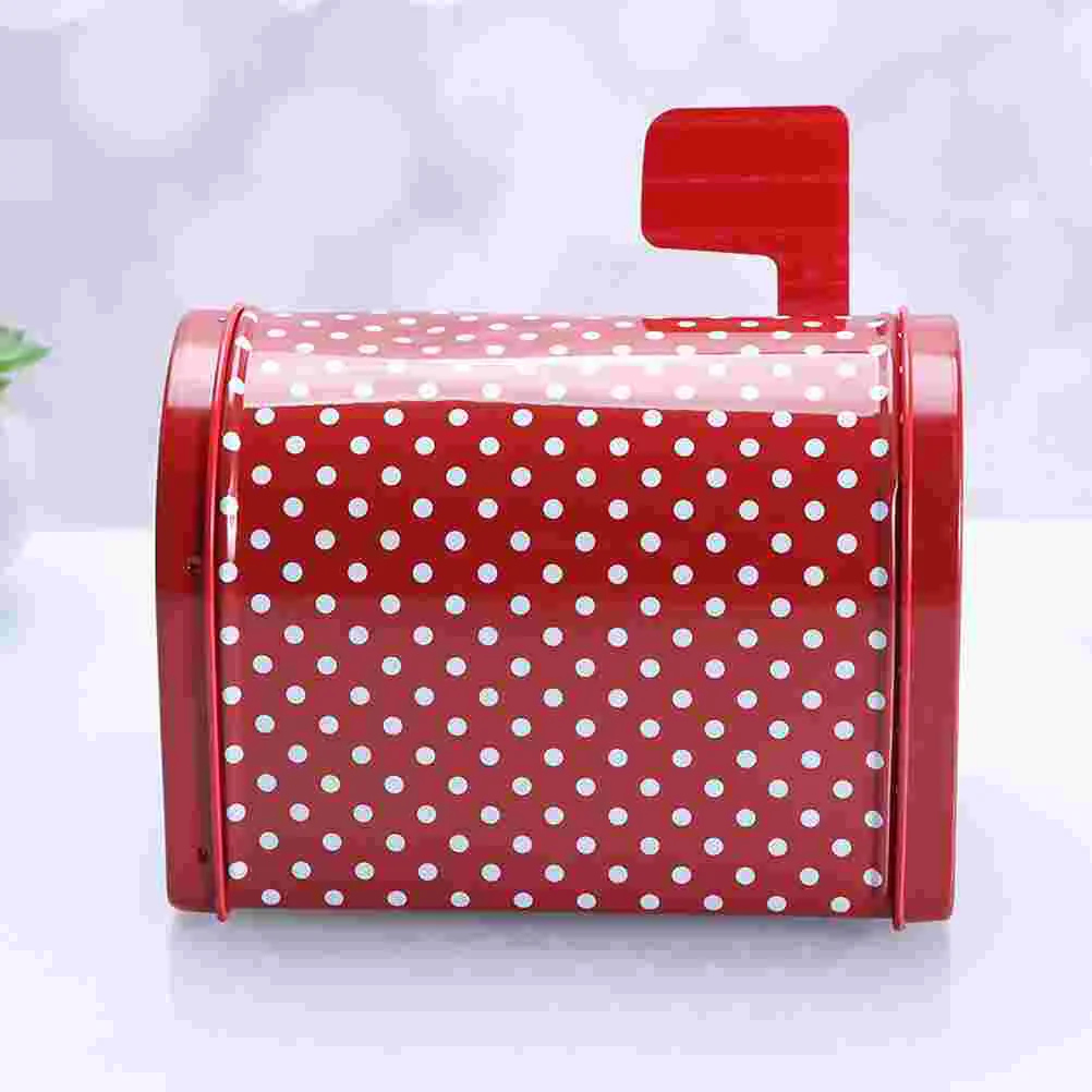 Fundas de almacenamiento de dulces de hierro, 2 piezas, creativas, cajas de embalaje de Chocolate para buz&oacute;n &uacute;nico-5