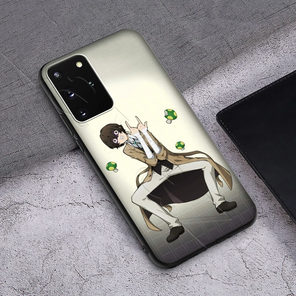 Bungo бродячие собаки тёмный чехол для Samsung Note 10 S6 S7 S8 S9 S10 S10e S20 ultra A71 A51 A81 A91 M10 M20 M30 Lite