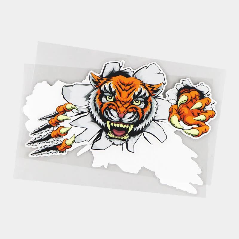 2022 яркий тигр индивидуальное украшение тела наклейка с защитой от царапин