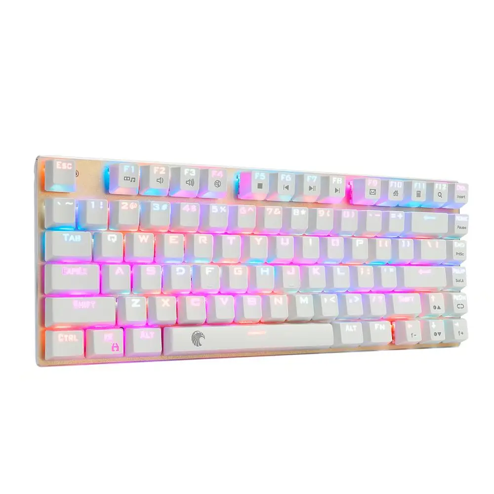 E-Element механическая клавиатура с RGB подсветкой 81 клавиша защита от призрака синие