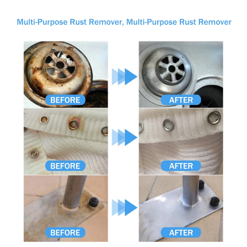 

Multi-Purpose Rust Remover Spray Metal Surface Chrome Paint Car Maintenance Iron Powder Cleaning Super Rust Remover