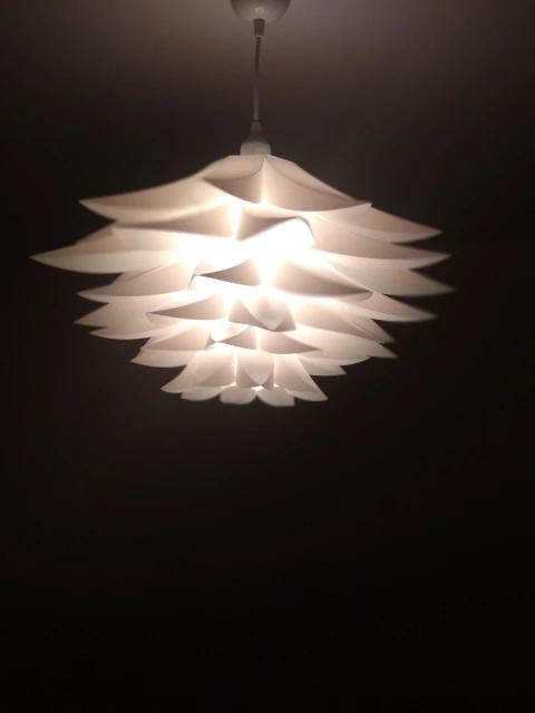 Лотос люстра с абажуром DIY цветок лотоса шестислойная лампа абажур романтическая комната кулон освещение покрытие бар отеля Декор