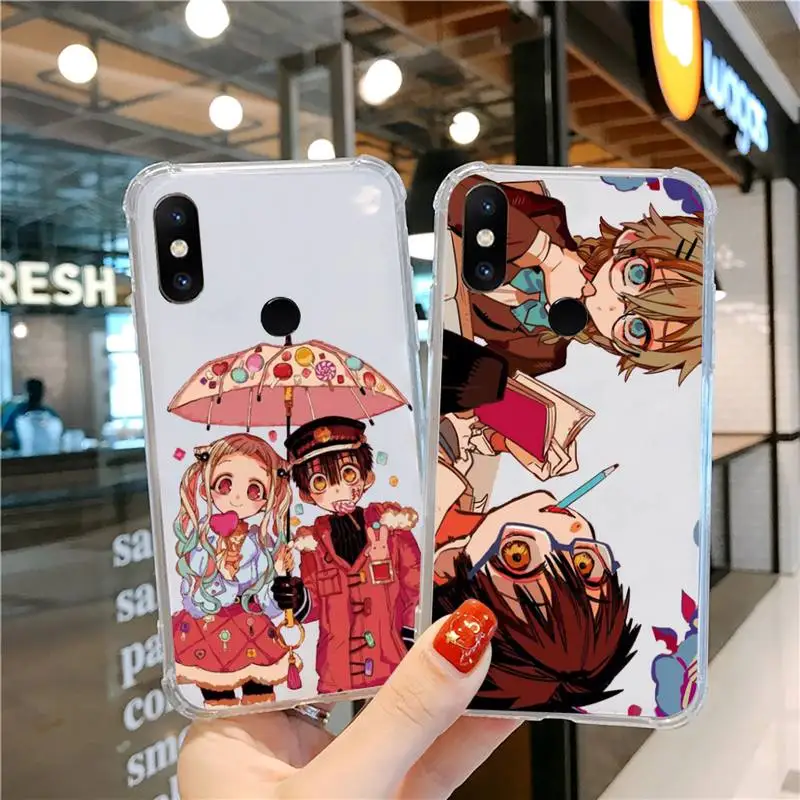 

Toilet bound Hanako kun Anime Phone Case Transparent For Xiaomi CC 9 11 MAX3 Mix3 MIX2 6X 8 5x 10S 11 10 X SE lite Pro