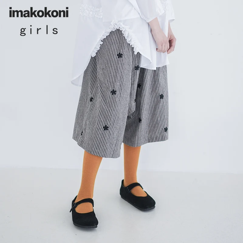 Imakokoni осень 2019 Новинка полосатые свободные трехмерные украшения японские