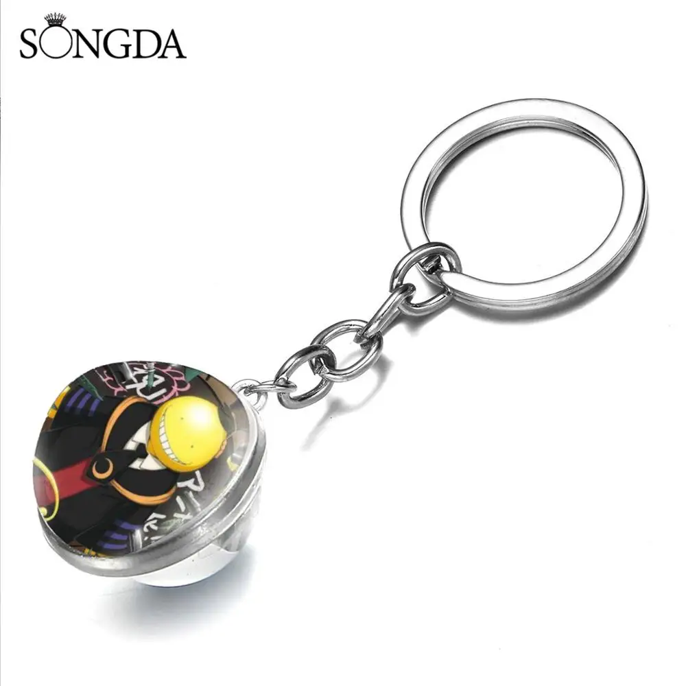 Новый мультфильм класс убийц брелок с цинковым покрытием двухстороннем