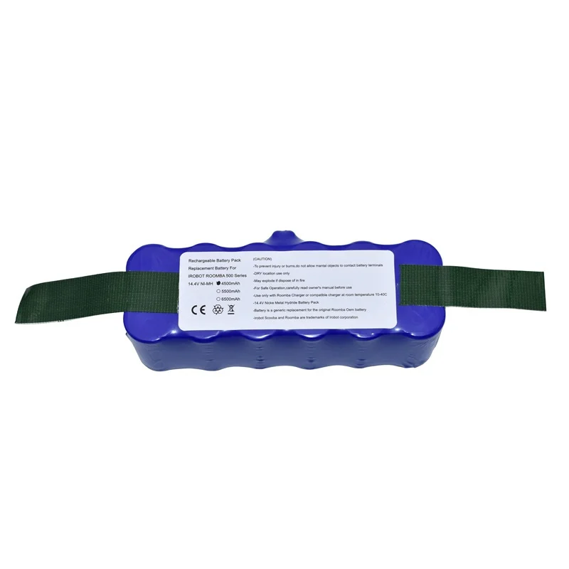 Bater&iacute;a de iones de litio de repuesto para iRobot Roomba, 14,4 v, 4600mAh, 500, 600, 700, 800, 785, serie 530, 560, 650, 520-4