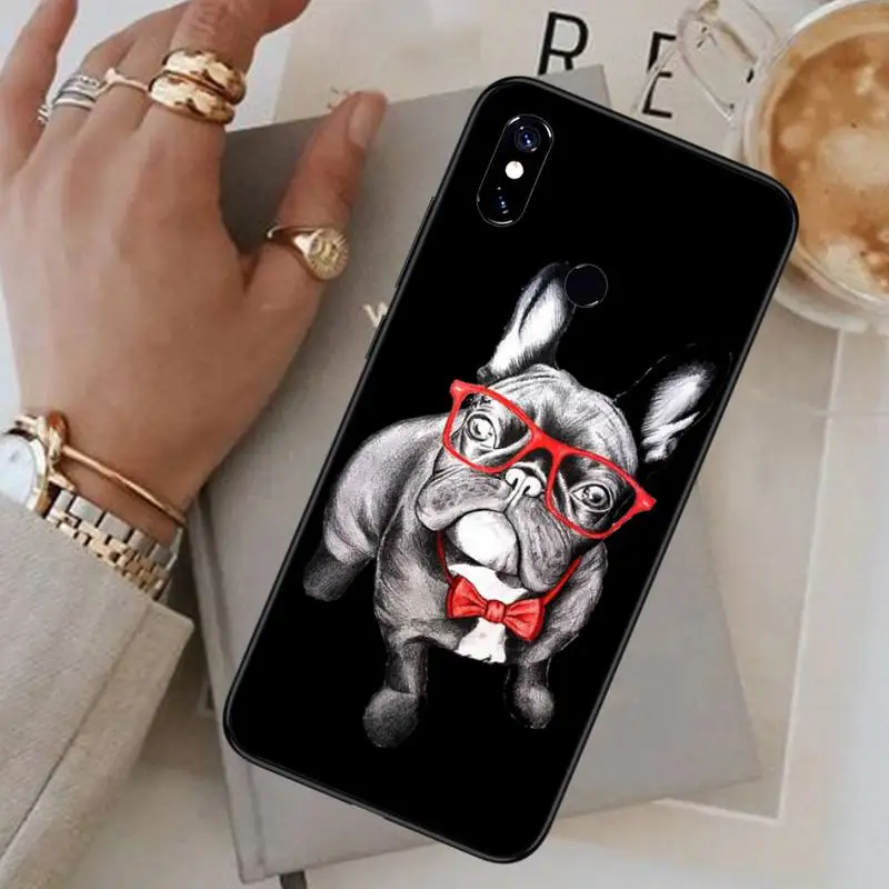 

Cute Funny French Bulldog Phone Case For Xiaomi Redmi note 7 8 9 pro 8T 9S Mi Note 10 Lite pro