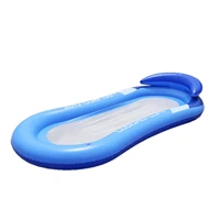 inflatable floatings row lounges folding swimming pool float bed portable beach summer water pool accessories beach