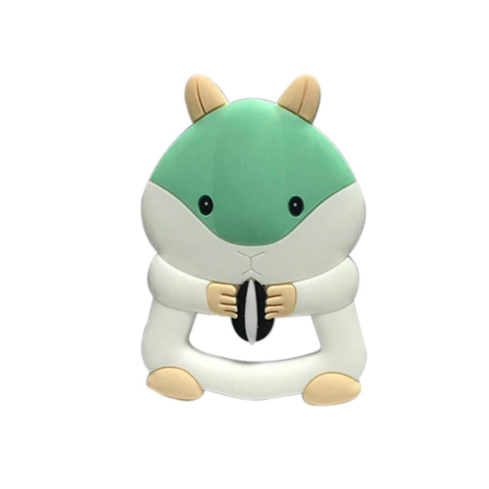 1 шт. животных силиконовый Прорезыватель игрушки ожерелье аксессуары для