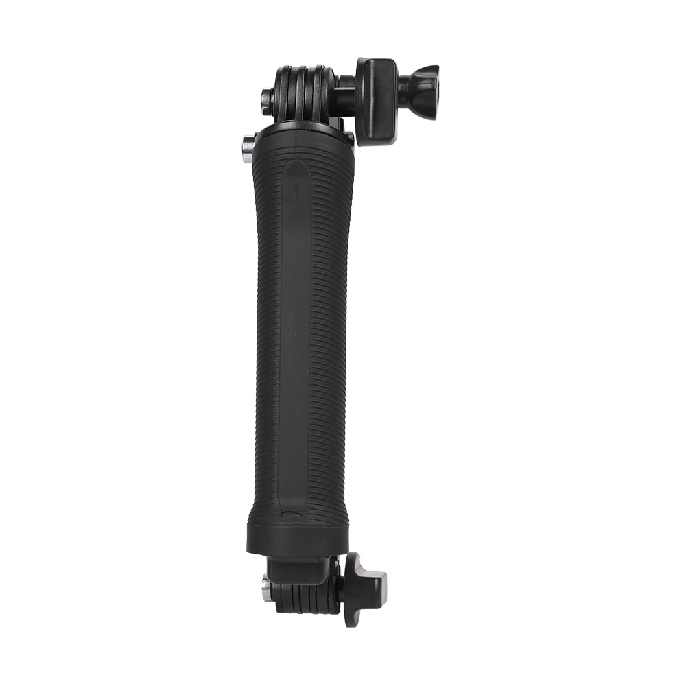 Black Go pro 3-полосная рукоятка штатив монопод селфи палка для Gopro7 6 5 4 3 2 SJ4000 SJ8Pro Yi 4K DJI OSMO аксессуары для экшн-камеры - Цвет: Black