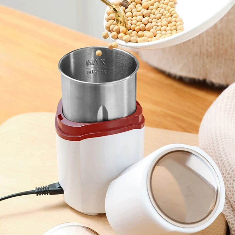 Мини электрический Кофе шлифовальная машина Портативный фасоли гайка травы