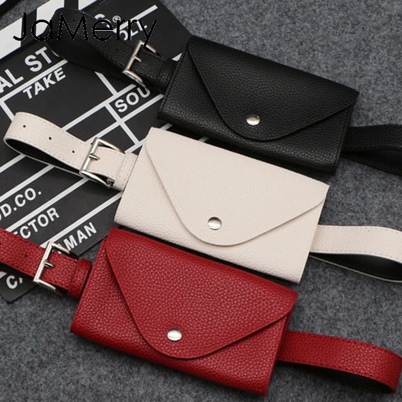 Женская поясная сумка JaMerry винтажная модная сумка-мессенджер из искусственной