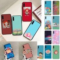 fhnblj ponyo on the cliff phone case for samsung galaxy a30 a20 s20 a50s a30s a71 a10s a6 plus fundas coque