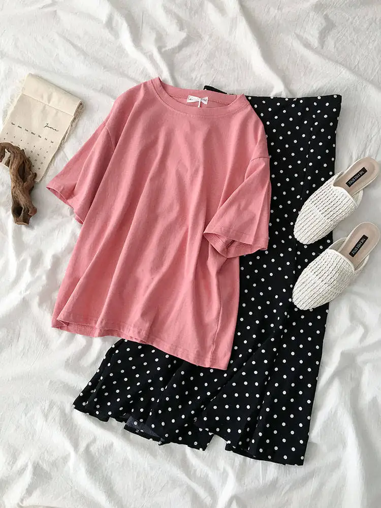 Женские комплекты] костюм Лето 2020 новинка Женская Корейская версия волнистых