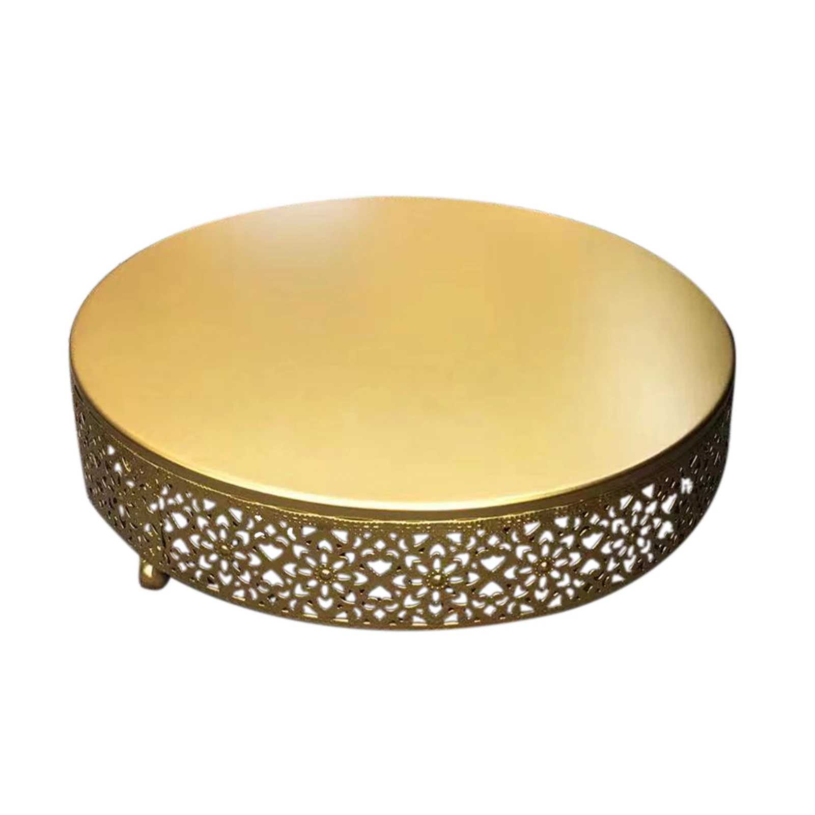 

3pcs Cake Stand Set For Dessert Table Wedding Home Kitchen Cupcake Birthday Party Metal Easy Clean Round Display Plate Event