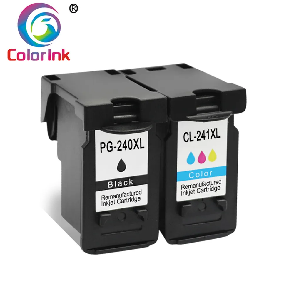 2 шт. в упаковке PG 240 CL 241 XL чернильный картридж для Canon Pixma MX372 MX432 MX512 MG2120 MG3120 MG3220 s |