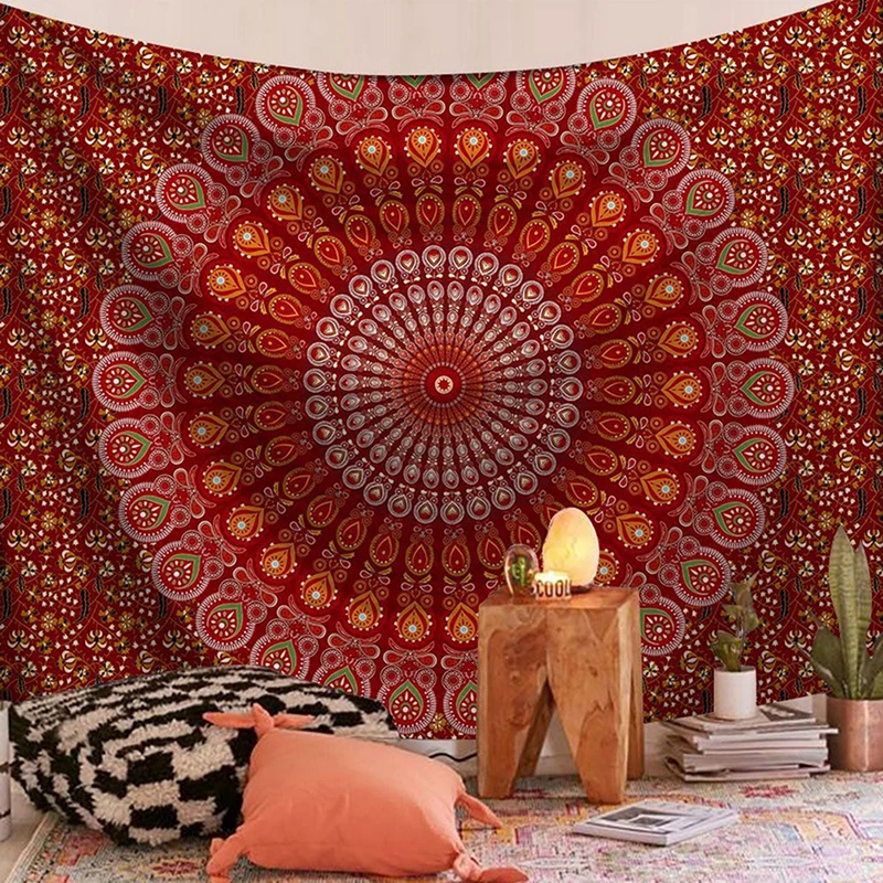 

S/M/L Indian Tapestry Wall Hanging Mandala Hippie Gypsy Bedspread Throw Bohemian Cover