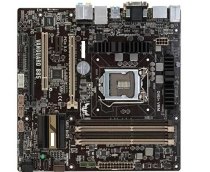 

VANGUARD B85 used Desktop Motherboard B85 LGA 1150 i7 i5 i3 DDR3 32G SATA3 Micro-ATX
