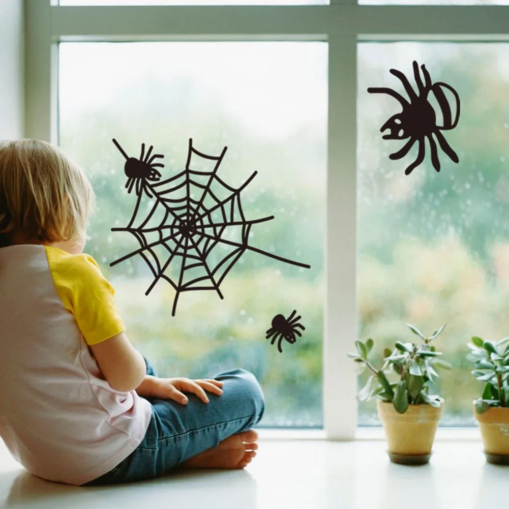 Окна водостойкая Настенная Наклейка украшение гостиной Хэллоуин DIY праздничные