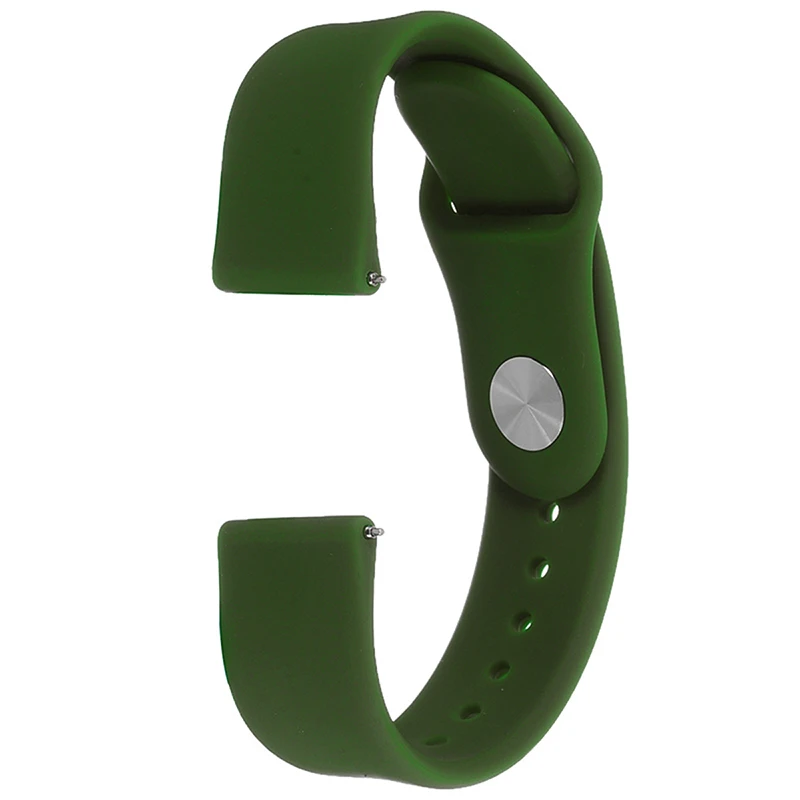 20 мм замена силиконовый ремешок для часов для samsung Шестерни S4 huawei часы 2 Xiaomi Huami Amazfit Bip A1608 Смарт ремешок для наручных часов