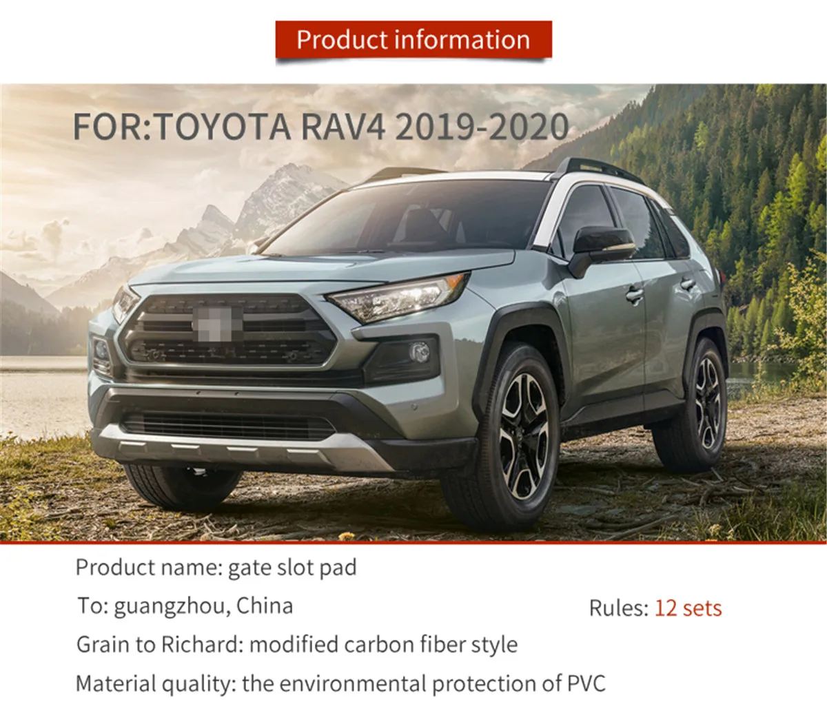 for Toyota RAV4 2019-2020 XA50 Anti-Slip Mat Phone Gate Slot Mats Cup Rubber Pads Rug RAV 4 50 Car Accessories Stickers | Автомобили и