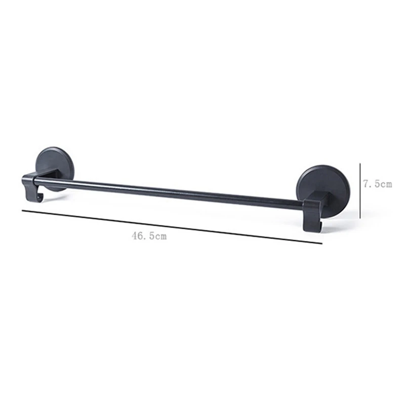 

Bathroom Towel Storage Rack Scandinavian Simple Household Free Punch Wall-Mounted Towel Rack Bathroom Supplies