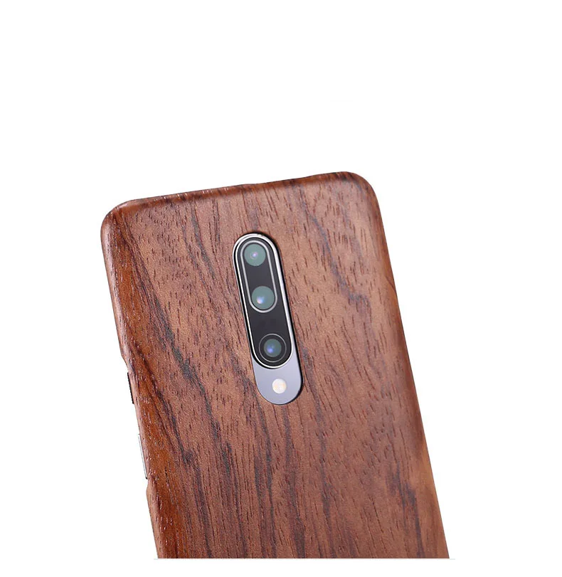 Натуральный Деревянный чехол для телефона для Oneplus 7 7 Pro 7Pro Чехол черный палисандр/Черный лед дерево оболочка(настоящее дерево) 1+ 7 Pro