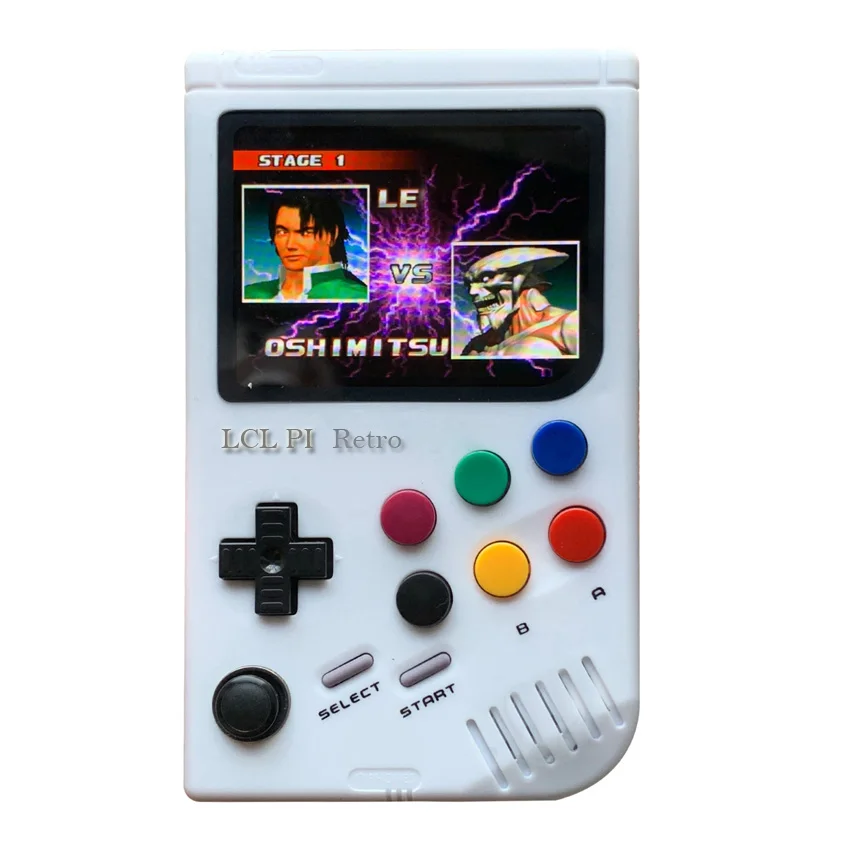 LCL-Pi Ретро Raspberry Pi для портативной игровой консоли gameboy с супер ips/ударный джойстик/мальчик pi 3B/B+ 64 г классический цвет