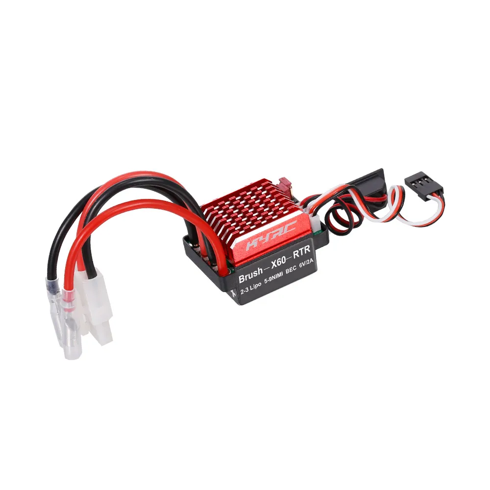60A ESC RC Автомобиль матовый 6V/2A BEC для 1/10 Traxxas TRX4 Trx6 D90 HSP Redcat 4WD Tamiya Axial SCX10 HPI DIY части