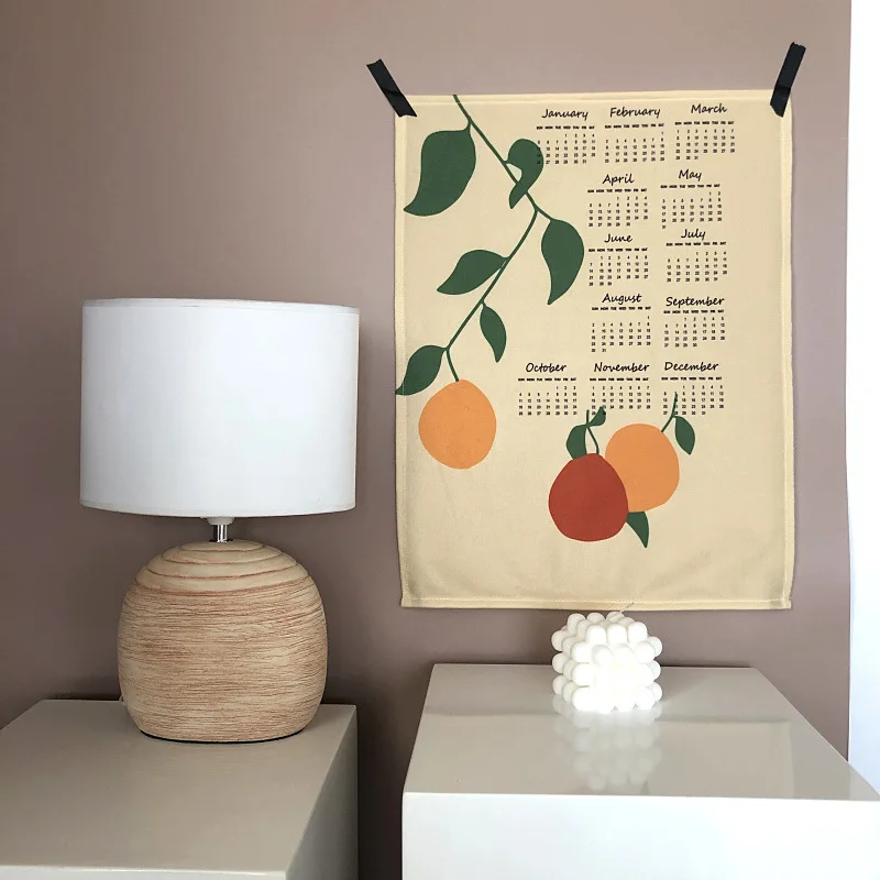 Скандинавское искусство 2020 календарь подвесной тканевый фон ткань украшение