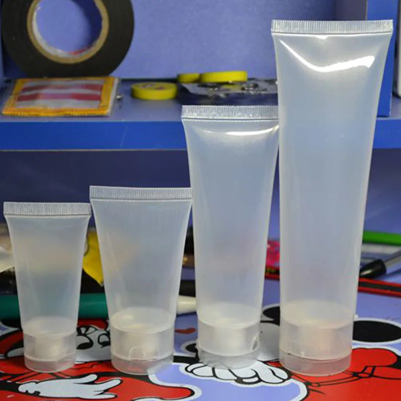 Переносные пустые гладкие косметические тубы для крема 30 шт. 20/30/50/100 мл дорожные