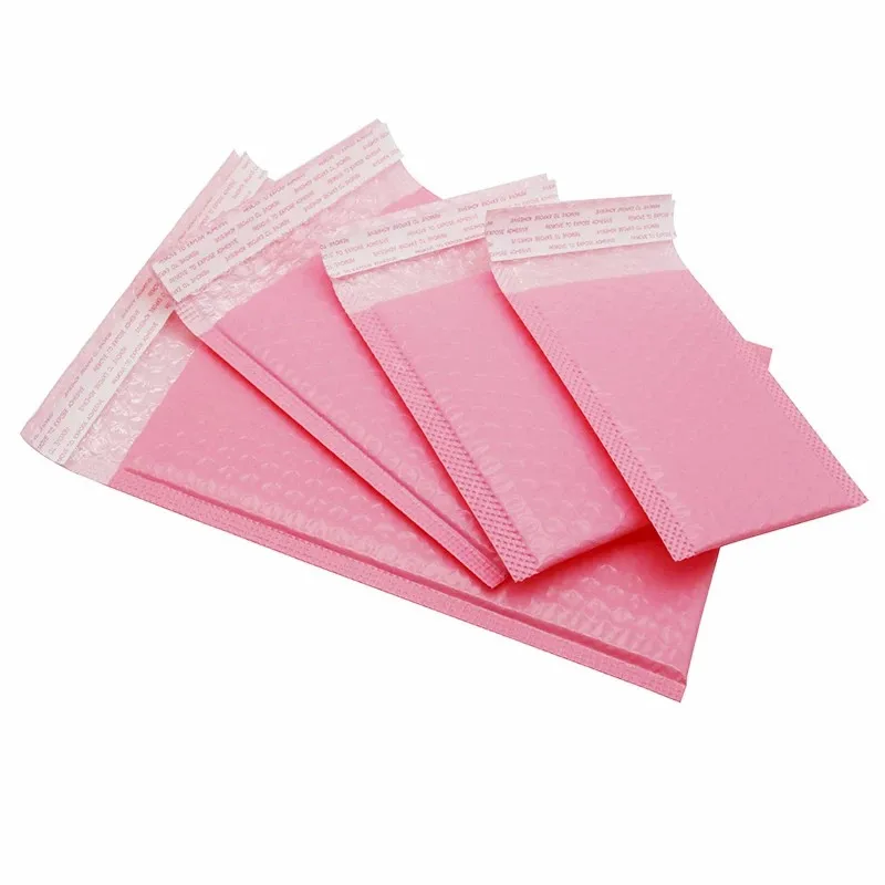 

50 PCS Polyethylene Bubble Envelope Gift Bag Envelopes Pink Mailer Envelopes Shipping Envelopes Bags For Packaging