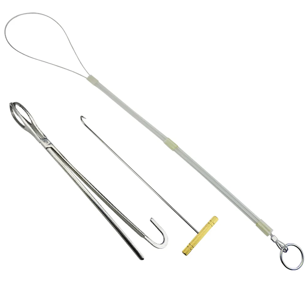 

Livestock Pig Goat Cow Veterinary Midwifery Tool Midwifery Rope Pliers Hook Stainless steel For pigs Midwifery tool set