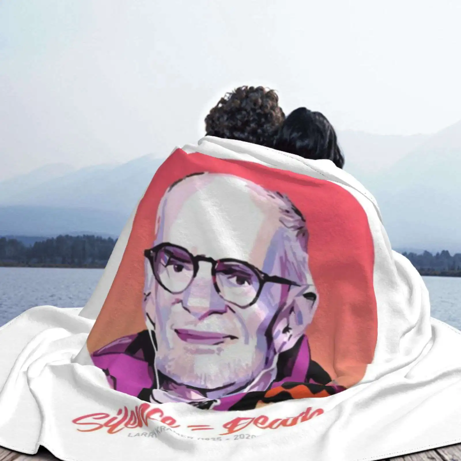 Одеяло для отдыха тишина = смерти переносное одеяло путешествий Ларри Крамер Рип