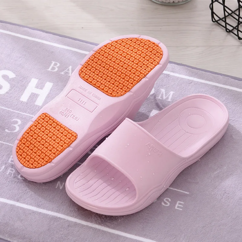 Slippers Women's Shower Soft Thick Non-Slip Bath Bathroom Couple Floor Slippers Men Womens Slippers Indoor Women Slippers