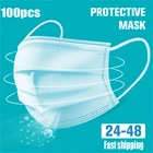 Противозагрязняющая трехслойная маска маски для защиты от пыли одноразовые маски для лица эластичные ушные петли Одноразовые Пылезащитный фильтр Защитная маска
