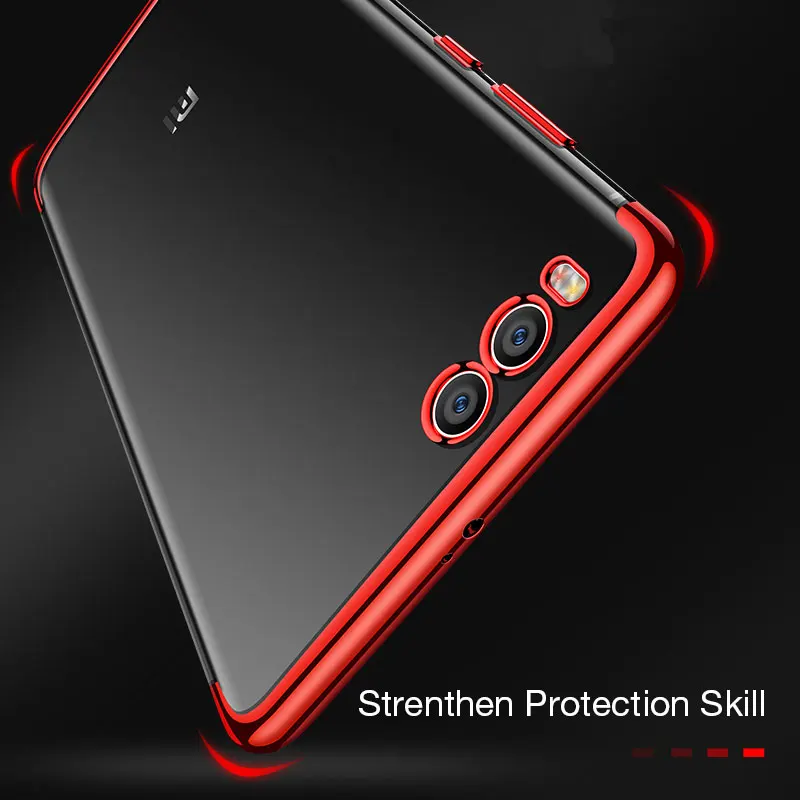 Чехол для Xiaomi Mi 6 Ультратонкий Прозрачный мягкий силиконовый чехол из ТПУ Для