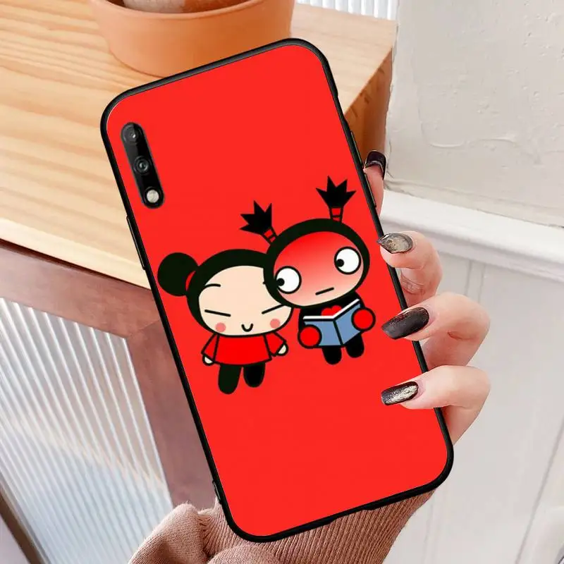 

pucca China doll Phone Case For Samsung A01 02 10 12 30s 31 32 50s 71 Cover Fundas Coque